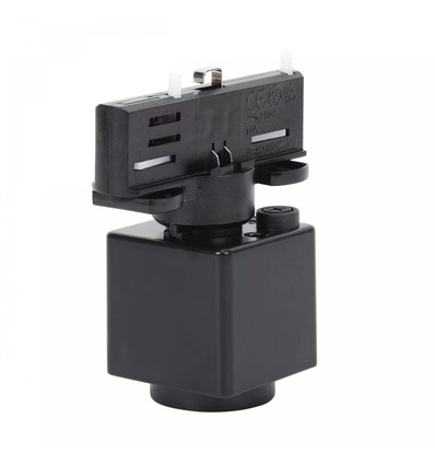 SPS2 Adapter Slim - 3-faset, med stikkontakt, svart, Spectrum