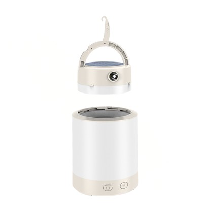 Lampe de camping portable Lumina Campo avec cellules solaires - RGB+CCT, powerbank, rechargeable, dimmable