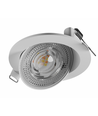 6,5W Ø8,2cm MOBILO LED inbouwspot - 130lm/W, CCT, 36° kantelbaar, witte rand