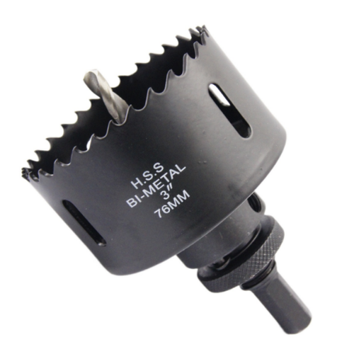 Ø76mm gatenzaag - gatenboor met centrumboor, voor inbouwspot Inno88