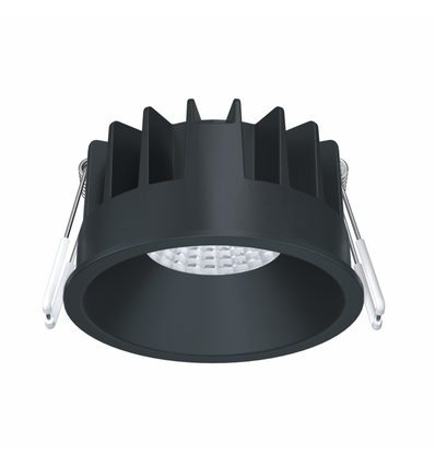 D7 LED Indbygningsspot På 7W i DimTone, 630Lm, Ra98 - Sort