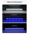 90-115 cm aquarium armatuur - 23W LED, wit/blauw/rood/groen, verstelbare lengte, IP66
