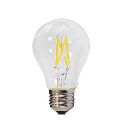E27 6W dæmpbar LED pære - Kultråd LED, A60