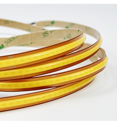 5m 10W/m FreeCut COB Varm hvit LED-strip - 12V DC, ingen klippeavstand