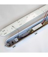 120cm 40W armatur HiCRI, gjennomgangskoblet - IP65, RA90, flimmerfri