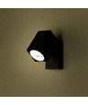 Applique murale GU10 avec tête orientable - IP44 extérieur, noir, aluminium, sans source lumineuse
