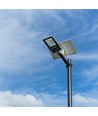 Lampadaire LED Solara 50W avec panneau solaire - 4000lm, IP65, 4000K, avec télécommande et batterie