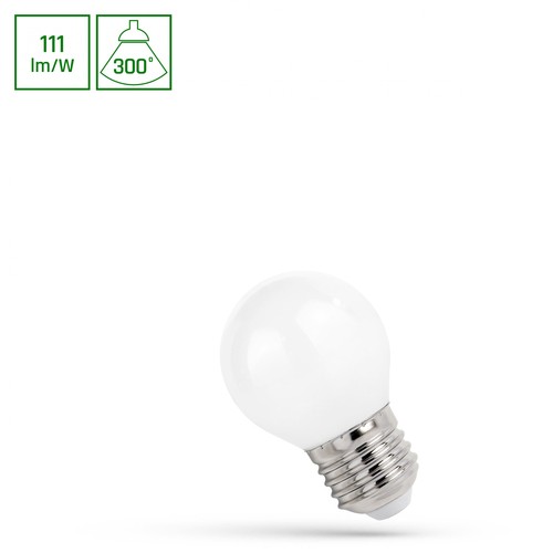Ampoule LED E27 5,5W Sphérique P45 - Filament de carbone