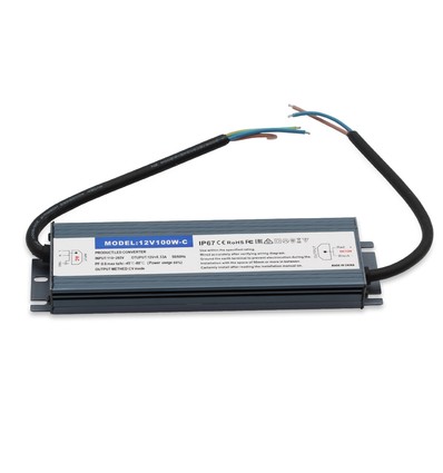 Alimentation 100W / 12V DC - 8.3A, IP67 étanche