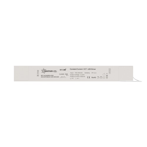 Driver CC 500-1000mA 42W - 12V-42V, CCT, dimbar, linjär, kontakt, mesh