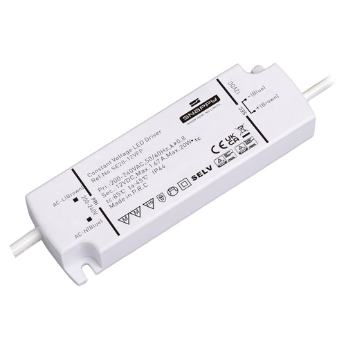 Alimentation Snappy 20W / 12V DC - 1.67A, IP44