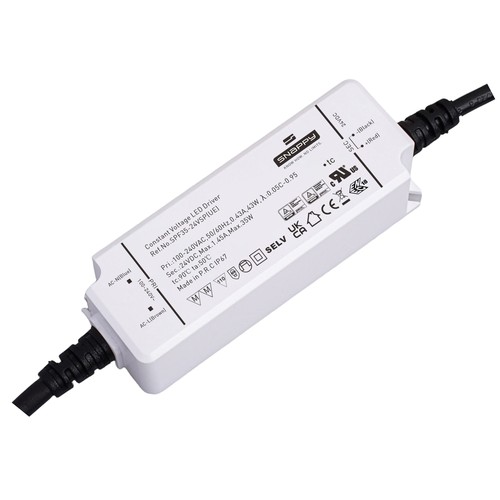 Alimentation Snappy 35W / 24V DC - 1.45A, IP67 étanche, Étanche