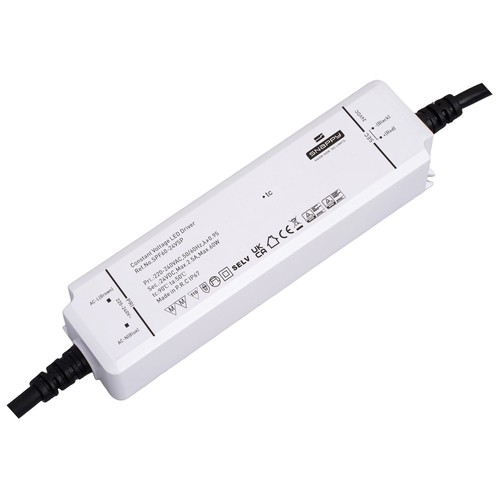 Waterdichte 60W voeding - Snappy, 24V DC, 2,5A, IP67 waterdicht