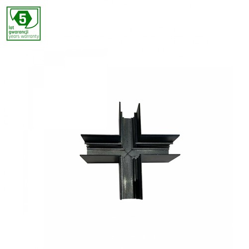 Sort aluminium skinnespot til SHIFT - 48V, IP20