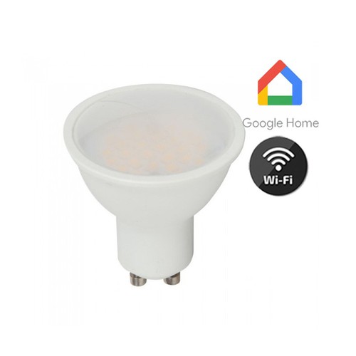 V-Tac 5W Smart Home LED lampa - Tuya/Smart Life, fungerar med Google Home, Alexa och smartphones, GU10 Spot