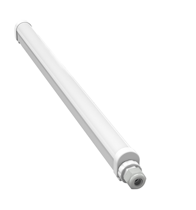 120cm 32W armatur, Gennemfortrådet - 130lm/W, IP65