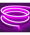 8W per meter Paars 8x16 CLIP-ON Neon Flex LED - 24V DC, IP67