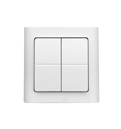 Outlet: Easyair 2-knapps bryter - For dagslyssensor panel, FUGA