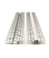 Profilé aluminium flexible à encastrer pour ruban LED - 2 mètres, avec diffuseur