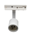 1-fase GU10 spanningsrail spot - Wit, zonder lichtbron, 1F3W