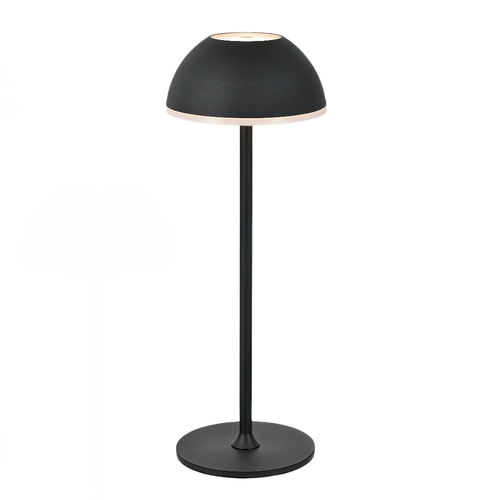 Lampe de table LED rechargeable Intérieur/extérieur - Noir, tactile dimmable, 3 en 1, IP54 extérieur