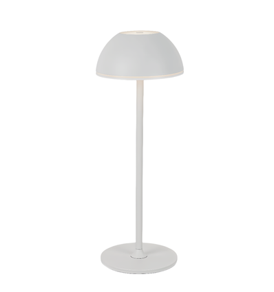 Opladelig LED bordlampe Inde/ude - Grå, touch dæmpbar, 3i1, IP54 udendørs