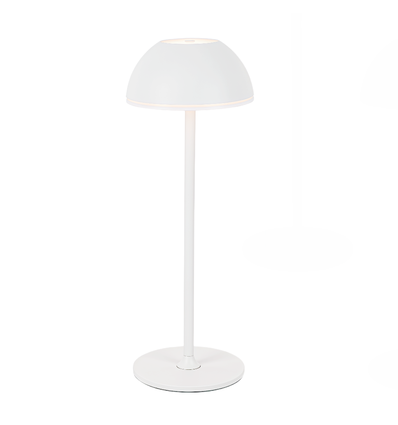 Uppladdningsbar LED bordslampa Inomhus/utomhus - Vit, touch dimbar, 3i1, IP54 utomhus bordslampa