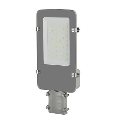 V-Tac 30W LED straatlamp - Ø50/Ø60mm, Samsung chip, IP65, grijs huis