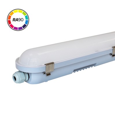 120cm 40W armatur HiCRI, gjennomgangskoblet - IP65, RA90, flimmerfri