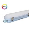 Réglette 150cm 60W HiCRI, câblage traversant - IP65, RA90, sans scintillement