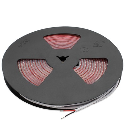 6m 7,5W/m LED-stripe - 12V DC, IP68, Til campingvogn, bobil, markise, 120 LED pr. meter