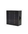 Applique solaire avec effet lumineux réglable - IP54, noir, rotative, carrée, capteur crépusculaire