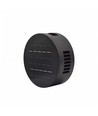 Applique solaire - IP54, ronde, noire, rotative, capteur crépusculaire
