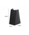 Solar wandlamp - IP54, zwart, up/down, schemersensor