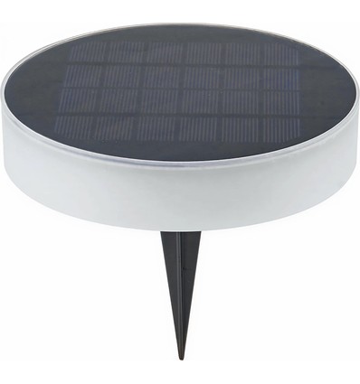 Solcells-trädgårdsbelysning - IP65, skymningssensor, spett/väggmontering