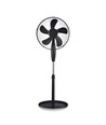 55W Stalen ventilator - met 410mm ronde voet, 4 knoppen, 5 bladen (16 inch)