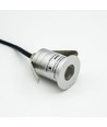 Sauna downlight - 24V DC, RA93, 1,1W, 3m ledning, Hull: Ø3 cm, Mål: Ø3,5 cm