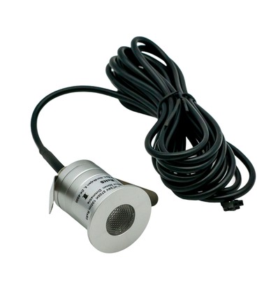 Bastu downlight - 24V DC, RA93, 1,1W, 3m kabel, Hål: Ø3 cm, Mått: Ø3,5 cm