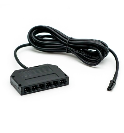 Fordeler til Sauna downlight - 6 utganger, 2 meter ledning