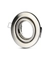 Spot encastrable GU10 - Nickel satiné, rond, Ø99 mm, perçage : Ø74 mm