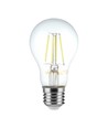 E27 6W LED filament lamp - A60, helder glas, 600lm, 3000K