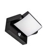 Applique murale LED 17W avec capteur - IP65, noir, capteur PIR, source lumineuse incluse