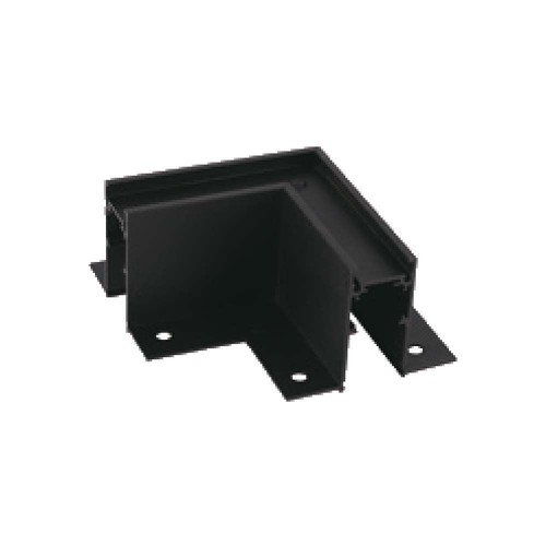 Trimless L-formet vertikal samler til magnetisk skinne - Sort