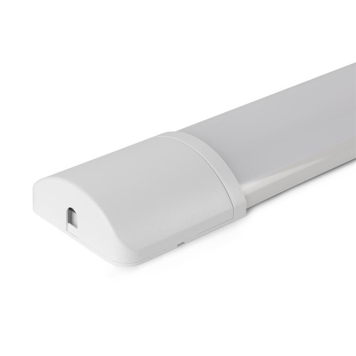 Réglette LED 120cm 30W CCT réglable, câblage traversant - Peut être raccordée en série