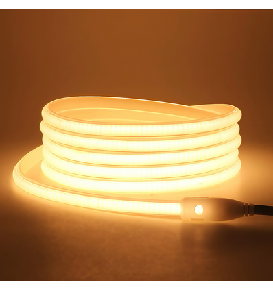 10m 9,5W/m Neon COB-LED-strip - 24V DC, IP67, 280 LED pr. meter, COB LED