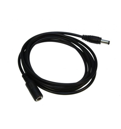 DC Forlængerkabel - 5 m, til LED strips, 5V-24V, sort