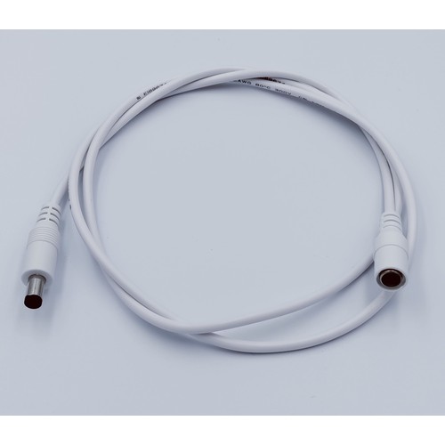 DC Forlængerkabel - 5 m, til LED strips, 5V-24V, hvid