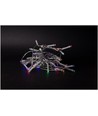 Outlet: 4 meter utendørs LED julelysslynge - Batteri, IP44, timer, 48 LED, multicolor