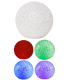 Boule LED multicolore - Ø8 cm, IP20 intérieur, à piles