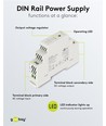 Alimentation DIN rail 5V 12W - 5V DC, 2,4A